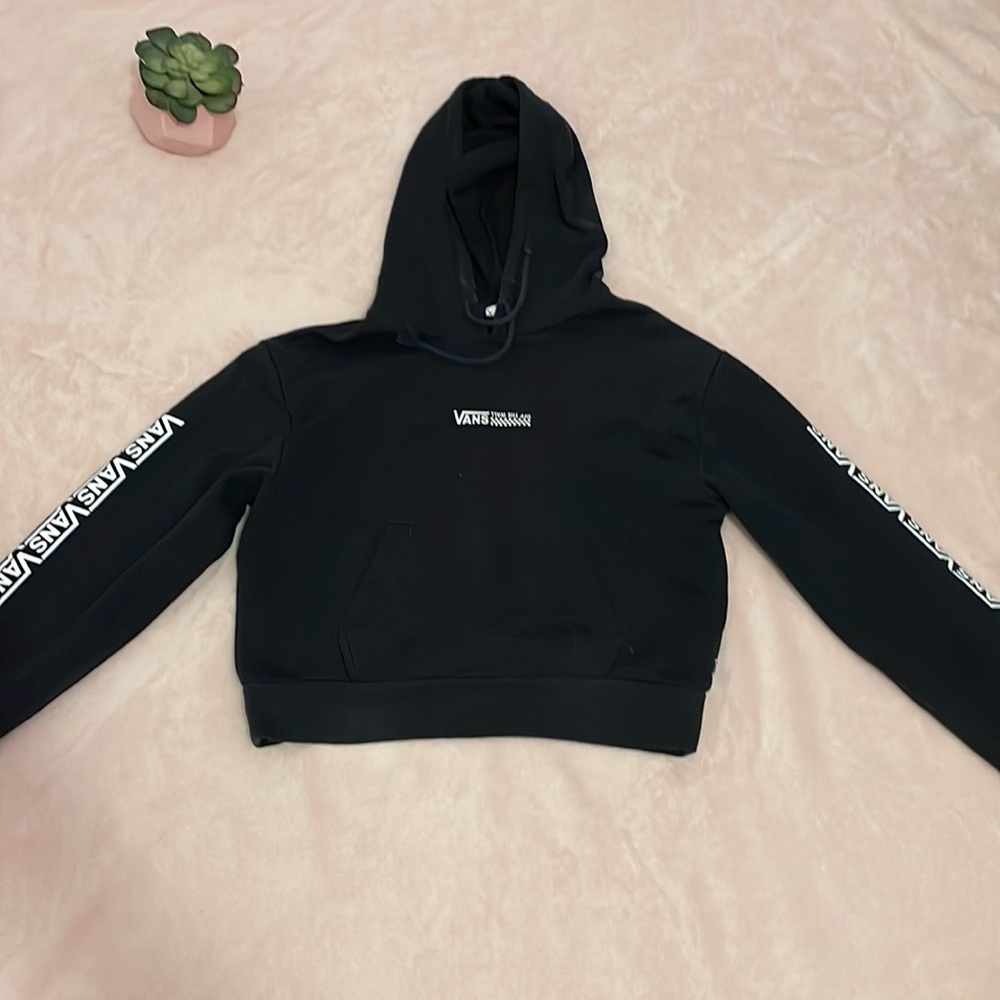 Kids black vans hoodie
